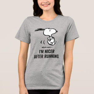 pinda's   Snoopy Running Tri-Blend Shirt