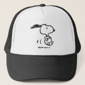 pinda's | Snoopy Running Trucker Pet (Voorkant)