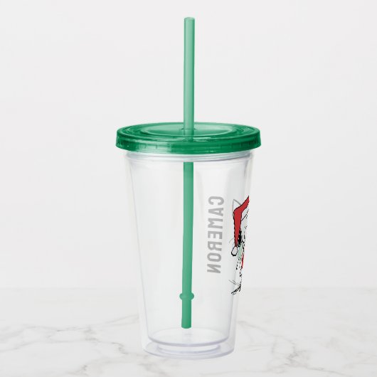 pinda's | Snoopy Santa Claus Accordian Acryl Drinkbeker (Rechts)