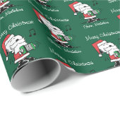 pinda's | Snoopy Santa Claus Accordian Cadeaupapier (Rol Hoek)