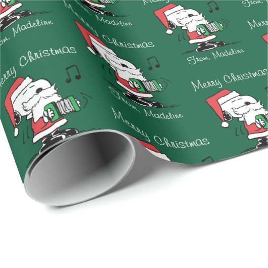 pinda's | Snoopy Santa Claus Accordian Cadeaupapier (Rol Hoek)