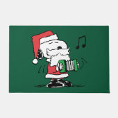 pinda's | Snoopy Santa Claus Accordian Deurmat (Voorkant)