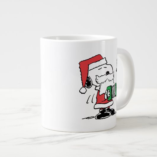 pinda's | Snoopy Santa Claus Accordian Grote Koffiekop (Voorkant rechts)