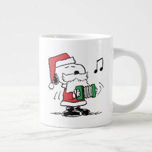 pinda's Snoopy Santa Claus Accordian Grote Koffiekop