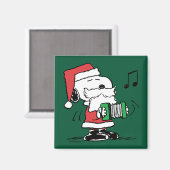 pinda's | Snoopy Santa Claus Accordian Magneet (Voorkant / Achterkant)