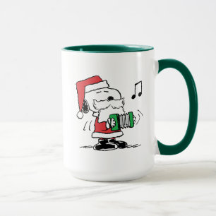 pinda's   Snoopy Santa Claus Accordian Mok