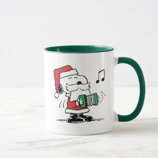 pinda's | Snoopy Santa Claus Accordian Mok (Rechts)