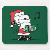 pinda's | Snoopy Santa Claus Accordian Muismat (Voorkant)