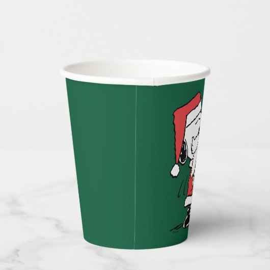 pinda's | Snoopy Santa Claus Accordian Papieren Bekers (Rechts)