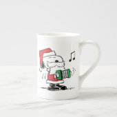 pinda's | Snoopy Santa Claus Accordian Porselein Kop (Rechts)