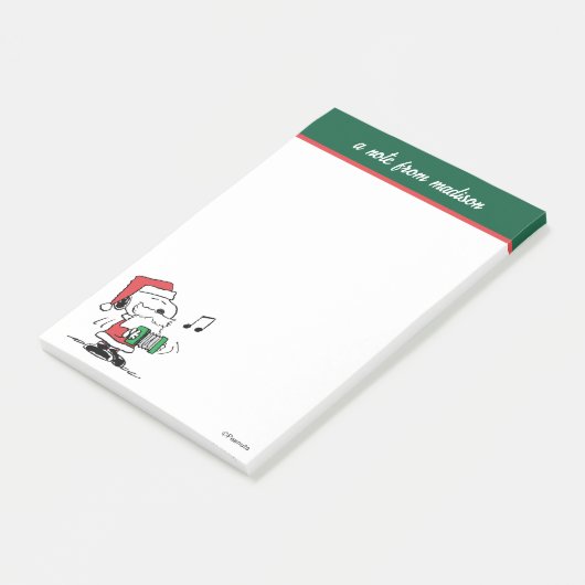 pinda's | Snoopy Santa Claus Accordian Post-it® Notes (Schuin)