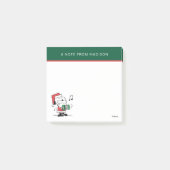pinda's | Snoopy Santa Claus Accordian Post-it® Notes (Voorkant)