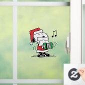 pinda's | Snoopy Santa Claus Accordian Raamsticker (Huis)