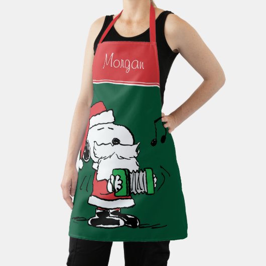 pinda's | Snoopy Santa Claus Accordian Schort (Insitu)