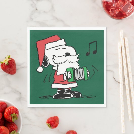 pinda's | Snoopy Santa Claus Accordian Servet (Insitu)