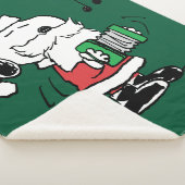 pinda's | Snoopy Santa Claus Accordian Sherpa Deken (3/4)