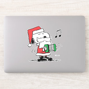 pinda's   Snoopy Santa Claus Accordian Sticker