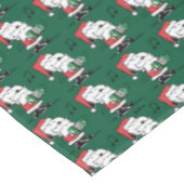 pinda's | Snoopy Santa Claus Accordian Tafelkleed (Gekanteld)