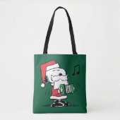 pinda's | Snoopy Santa Claus Accordian Tote Bag (Voorkant)