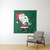 pinda's | Snoopy Santa Claus Accordian Wandkleed (In situ)