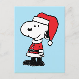 pinda's | Snoopy Santa Claus Feestdagenkaart