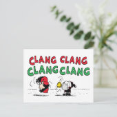 pinda's | Snoopy Santa Claus & Lucy Briefkaart (Staand voorkant)