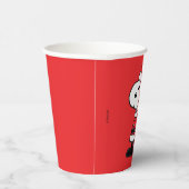 pinda's | Snoopy Santa Claus Papieren Bekers (Rechts)