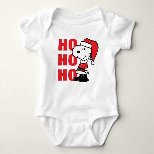 pinda's | Snoopy Santa Claus Romper (Voorkant)