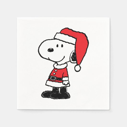 pinda's | Snoopy Santa Claus Servet (Voorkant)