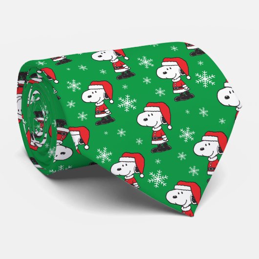 pinda's | Snoopy Santa Claus Stropdas (Opgerold)