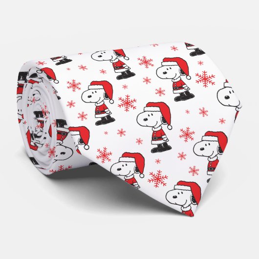 pinda's | Snoopy Santa Claus Stropdas (Opgerold)