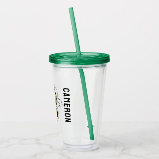 pinda's | Snoopy saxofonist Acryl Drinkbeker (Links)