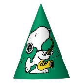 pinda's | Snoopy saxofonist Feesthoedjes (Voorkant)