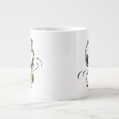 pinda's | Snoopy saxofonist Grote Koffiekop (Voorkant)