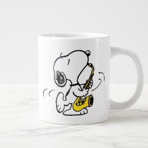pinda's   Snoopy saxofonist Grote Koffiekop