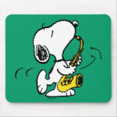 pinda's | Snoopy saxofonist Muismat (Voorkant)