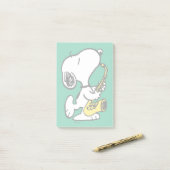 pinda's | Snoopy saxofonist Post-it® Notes (Op bureau)