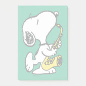 pinda's | Snoopy saxofonist Post-it® Notes (Voorkant)