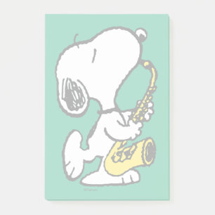 pinda's   Snoopy saxofonist Post-it® Notes