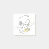 pinda's | Snoopy saxofonist Post-it® Notes (Voorkant)