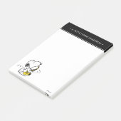 pinda's | Snoopy saxofonist Post-it® Notes (Schuin)