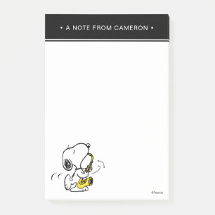 pinda's   Snoopy saxofonist Post-it® Notes