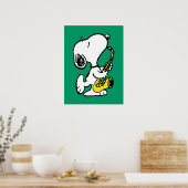 pinda's | Snoopy saxofonist Poster (Keuken)