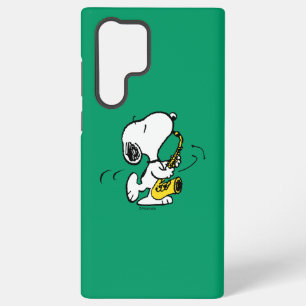 pinda's   Snoopy saxofonist Samsung Galaxy Hoesje