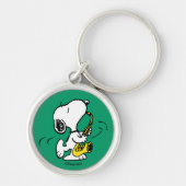pinda's | Snoopy saxofonist Sleutelhanger (Voorkant)