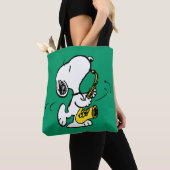 pinda's | Snoopy saxofonist Tote Bag (Dichtbij)