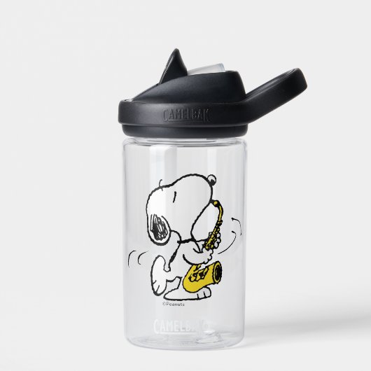 pinda's | Snoopy saxofonist Waterfles (Links)