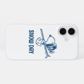 pinda's | Snoopy Ski Trip iPhone 16 Hoesje (Achterkant horizontaal)