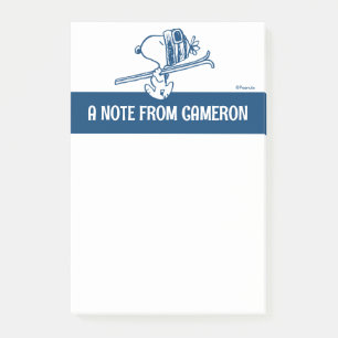 pinda's Snoopy Ski Trip Post-it® Notes