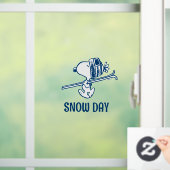 pinda's | Snoopy Ski Trip Raamsticker (Huis)